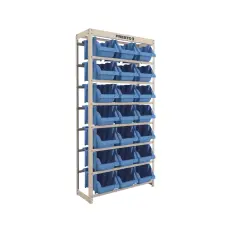 KIT ESTANTE GAVETEIRO ORGANIZADOR 21/7 AZUL