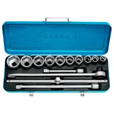 JOGO SOQUETE 3/4 SEXTAVADO (22-50MM) 14PCS - 32EMZ - GEDORE