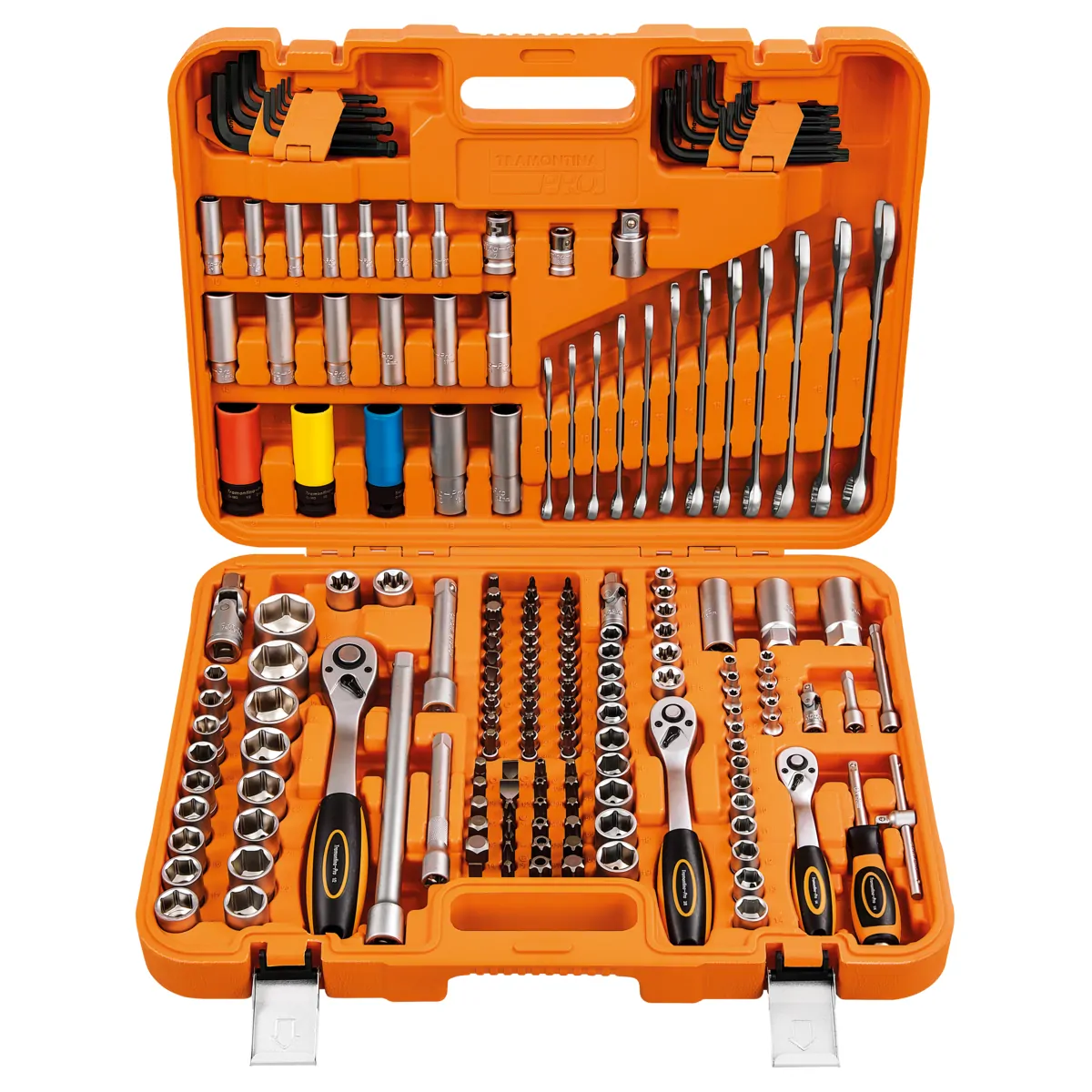 Kit de Ferramentas 176 Peças com Maleta TRAMONTINA PRO 44952176