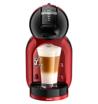 Cafeteira Expresso Arno Dolce Gusto Mini Me Preta E Vermelha 220v