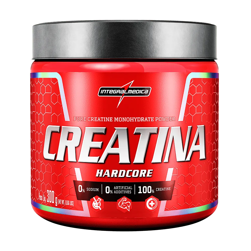 Creatina Hardcore 300g - Integralmédica 