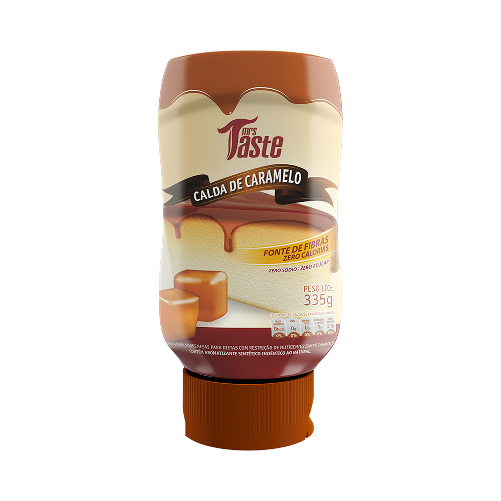 Calda de Caramelo 335g - Zero Calorias - Mrs Taste