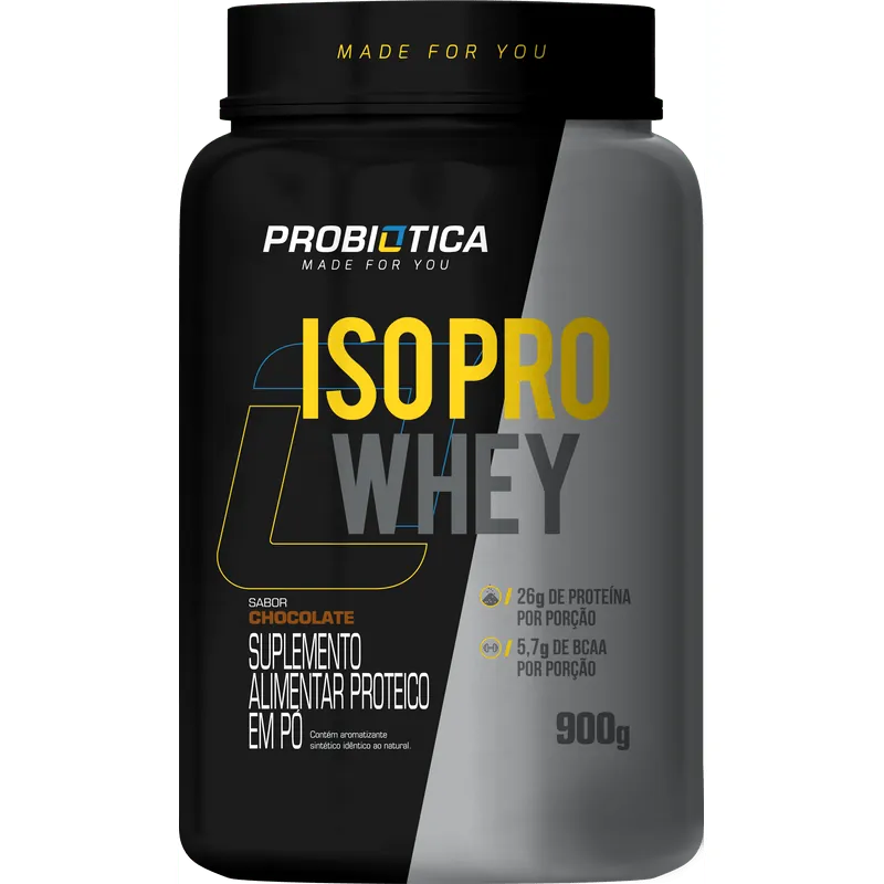 IsoPro Whey Pote 900g - Probiótica
