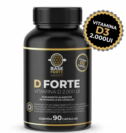 Vitamina D3 90 cápsulas - Base Forte