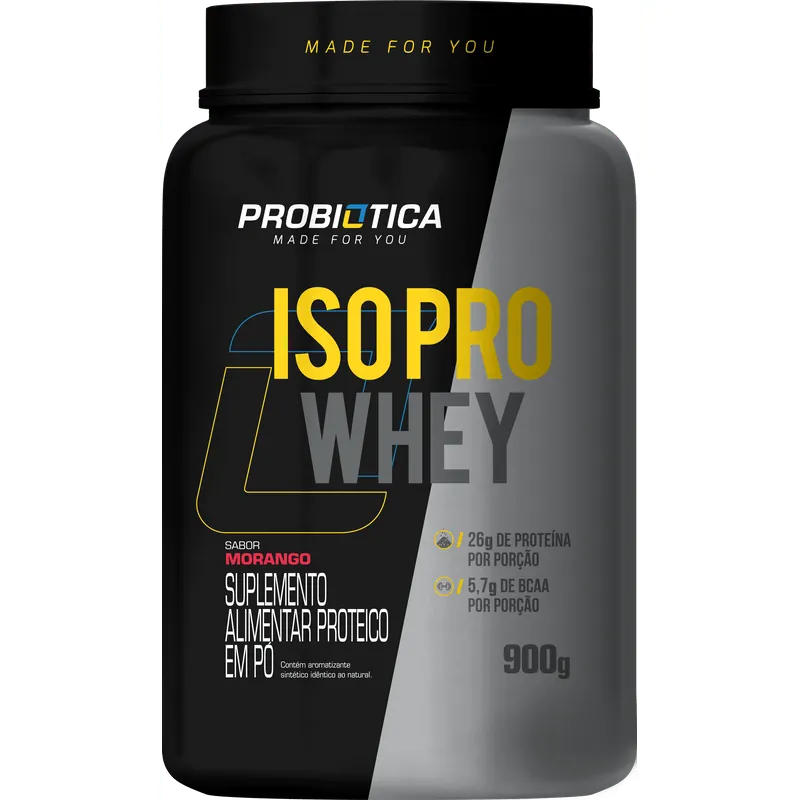 IsoPro Whey Pote 900g - Probiótica