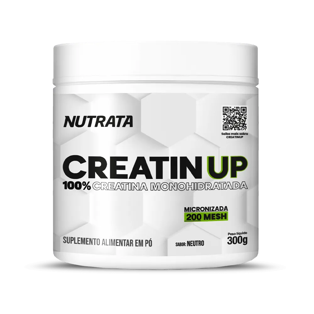 Creatina 100% Pura Creatin Up Pote 300g - Nutrata