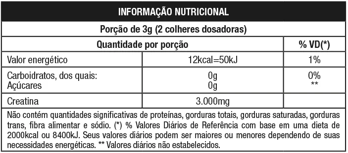 Creatina 100% Pura Creatin Up Pote 300g - Nutrata