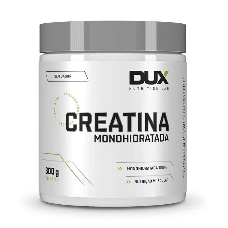 Creatina Monohidratada 100% Pura Pote 300g - Dux Nutrition