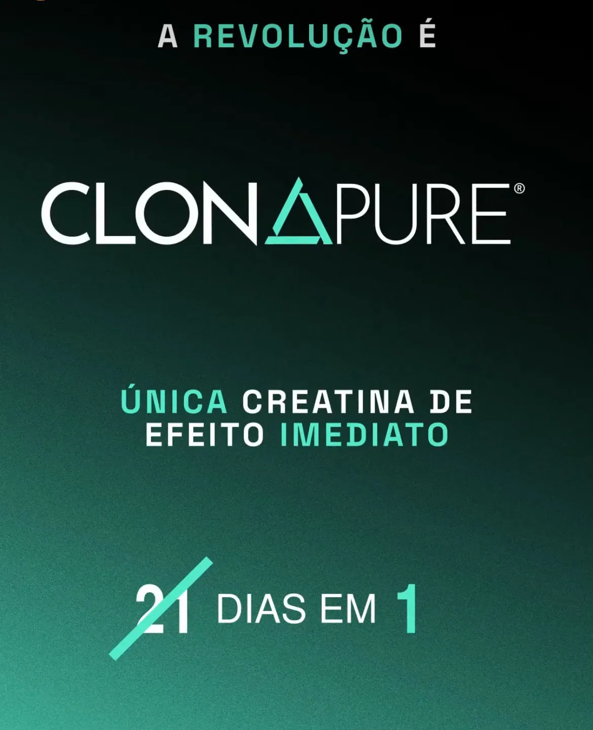 CLONAPURE® ( Fosfocreatina ) Pura em Pó