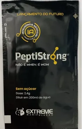 Peptistrong ® ( Peptídeo Vegetal) Puro Pó 2,4g 30 Envelopes