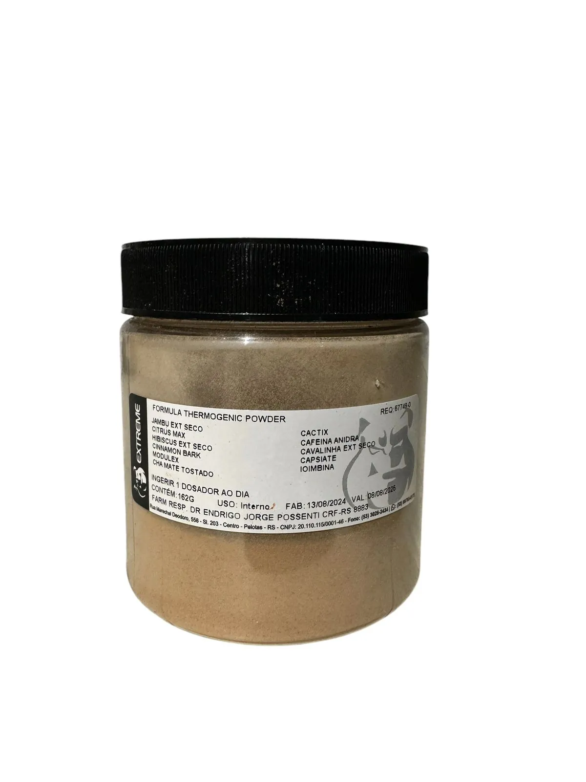 Fórmula Thermogenic Powder Extreme Pote 162g ( 30 doses )
