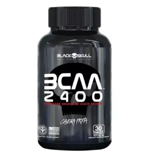 BCAA 2400 Pote 30 Tabletes - ( VAL 30.08/26 ) - Black Skull