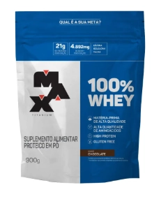  Max Whey Protein 100% Refil 900g - Max Titanium