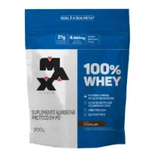  Max Whey Protein 100% Refil 900g - Max Titanium