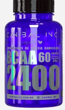 BCAA 2400 - 60 cápsulas - Canibal