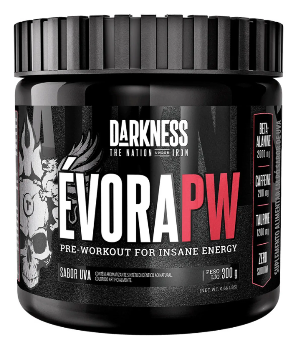 Évora pré treino - 300g - Darkness Integralmedica