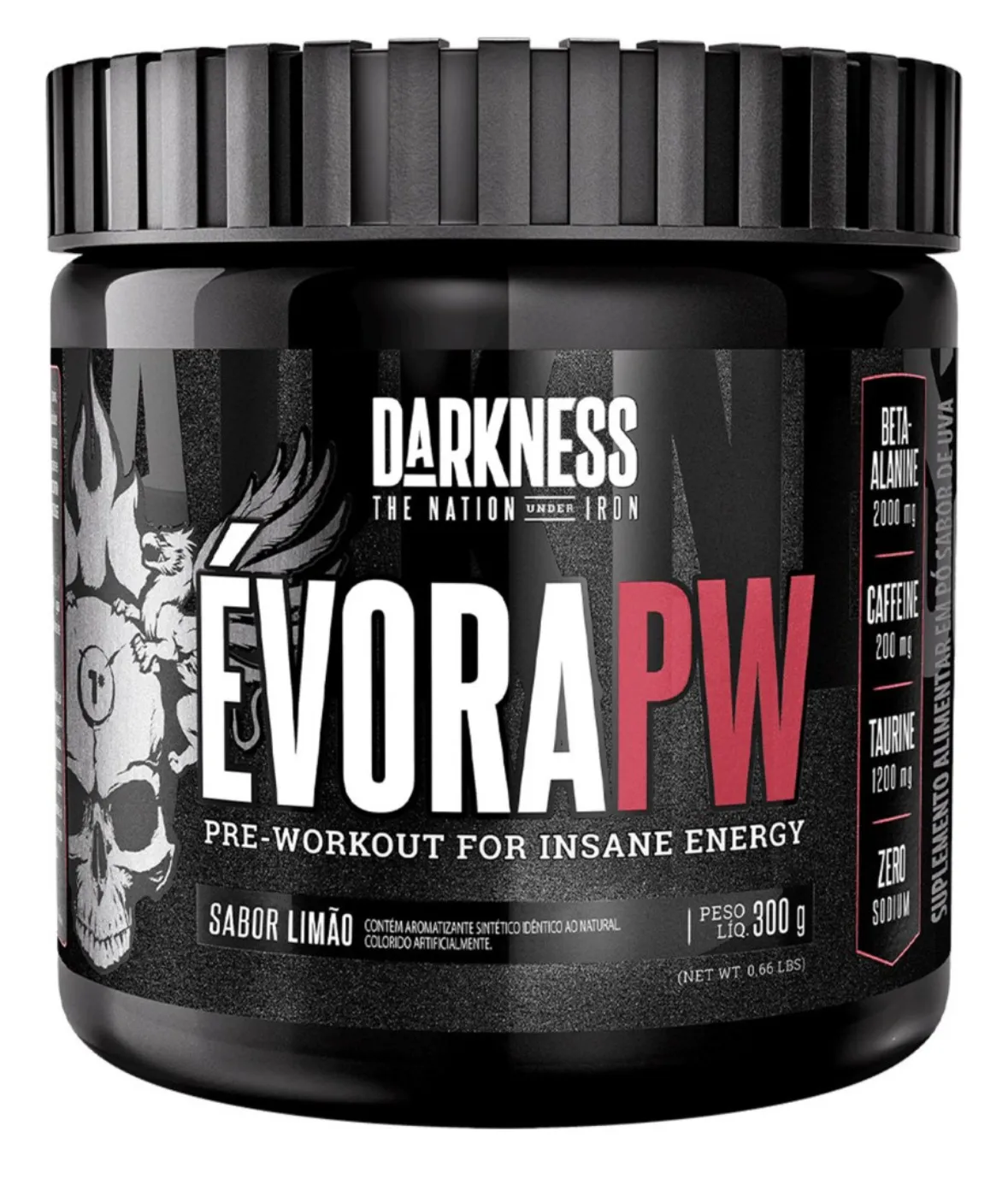 Évora pré treino - 300g - Darkness Integralmedica