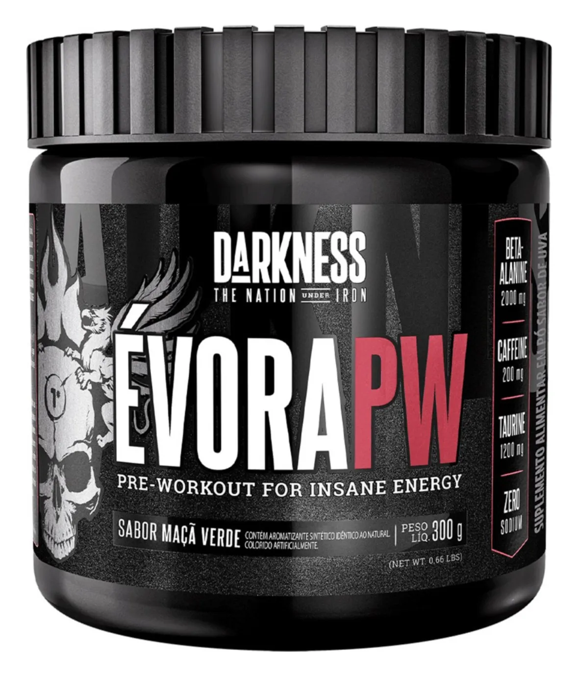 Évora pré treino - 300g - Darkness Integralmedica