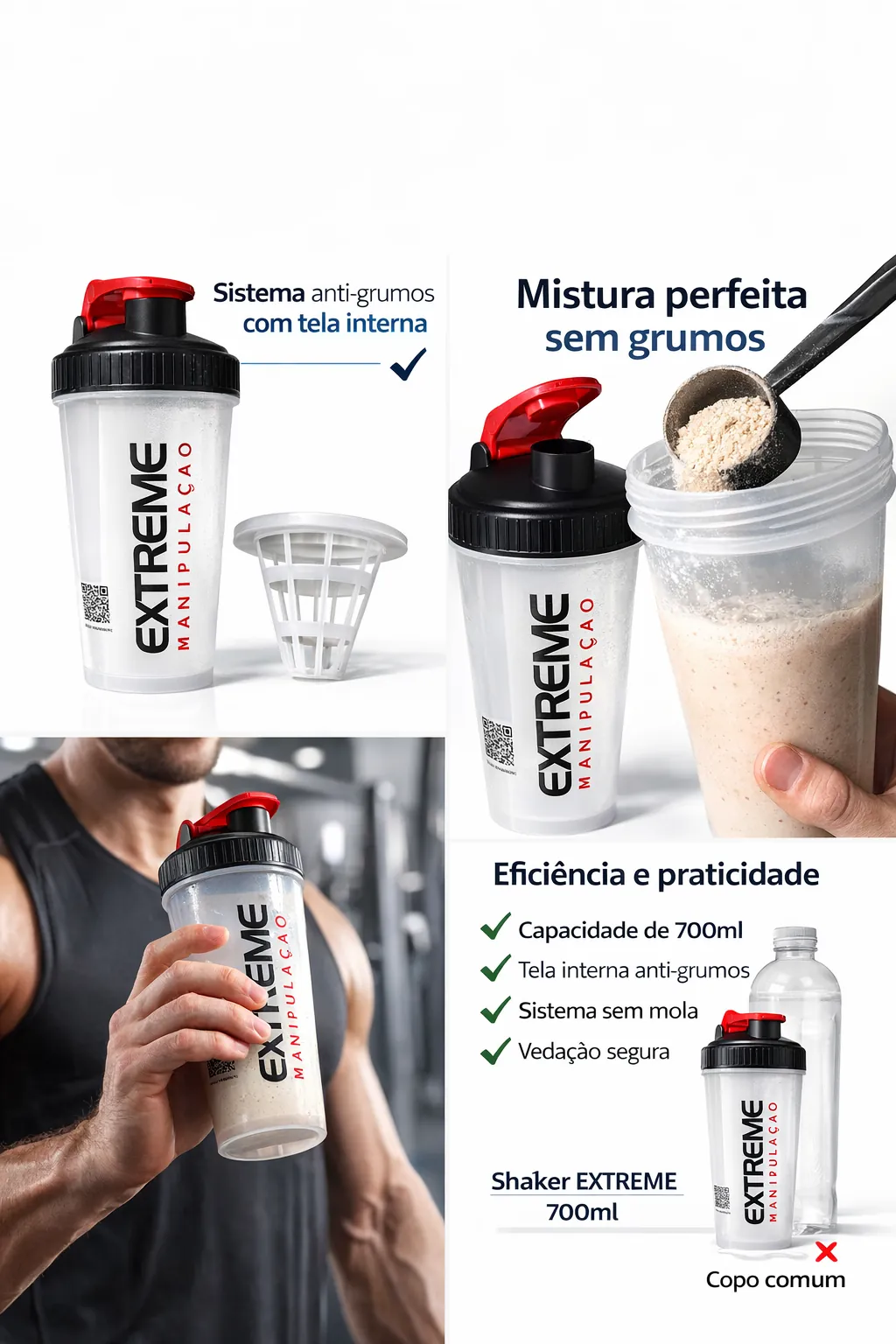Coqueteleira Shaker Extreme 700ML