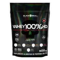 Whey 100% HD Refil 900g - Black Skull