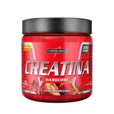 Creatina Hardcore Saborizada Zero Carbo Pote 350g - Integralmédica 