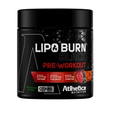 Lipo Burn® Black Pré Workout Pote 200g - Atlhetica Nutrition