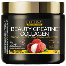 Beauty Creatine Collagen Verisol Pote 150g - Belissima - Black Skull