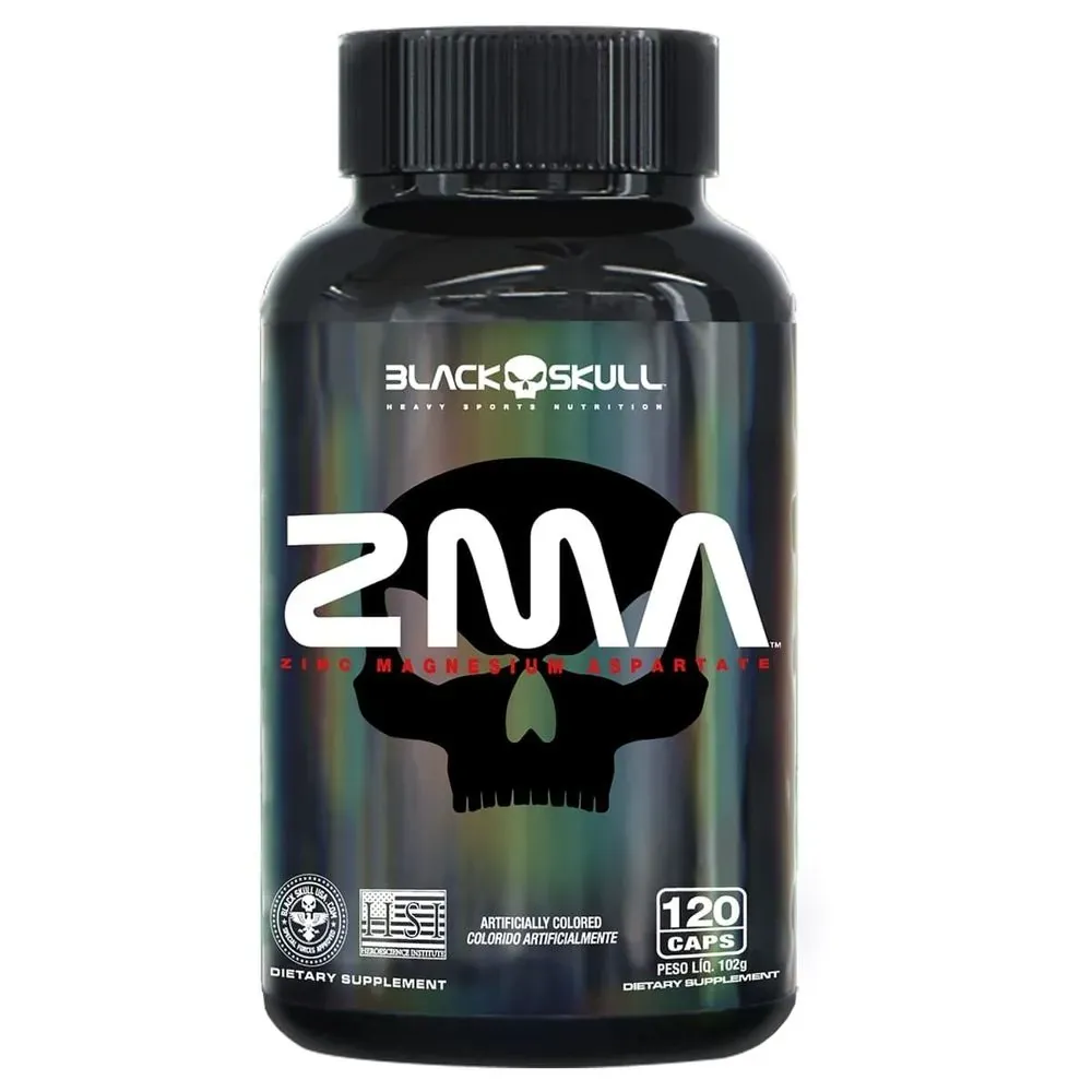 ZMA Black Skull Pote 120 Cápsulas