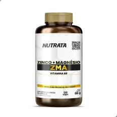 Zinco + Magnésio + Vitamina B6 ZMA Nutrata Pote 120 Cápsulas