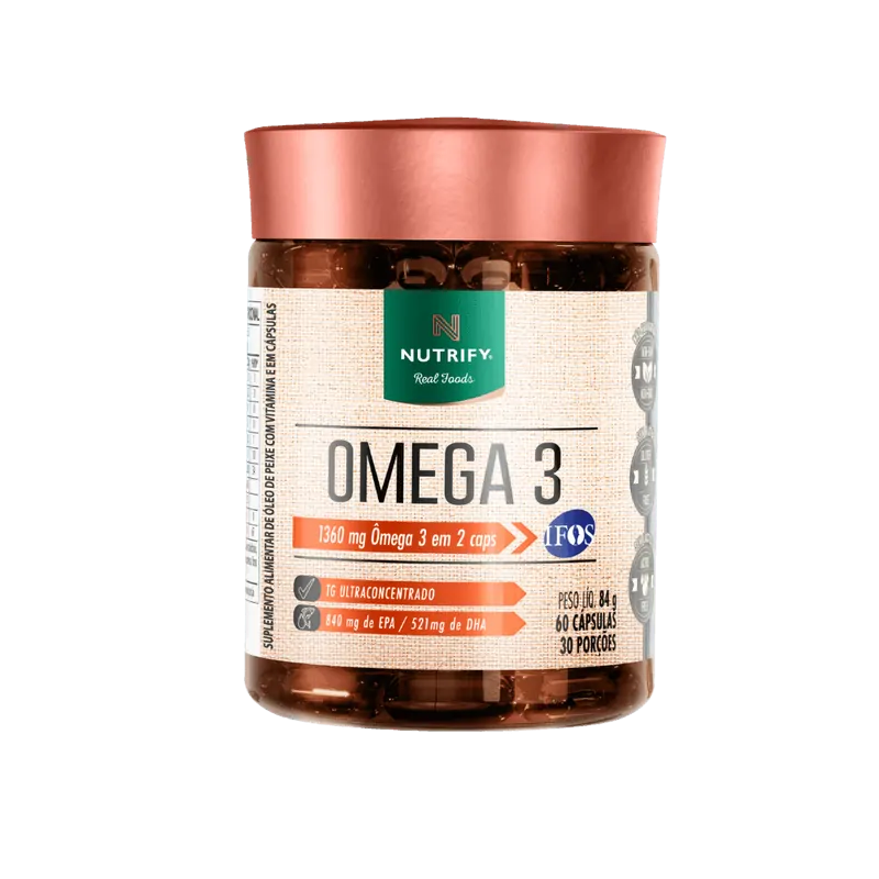 Ômega 3 1360mg Selo IFOS - Nutrify