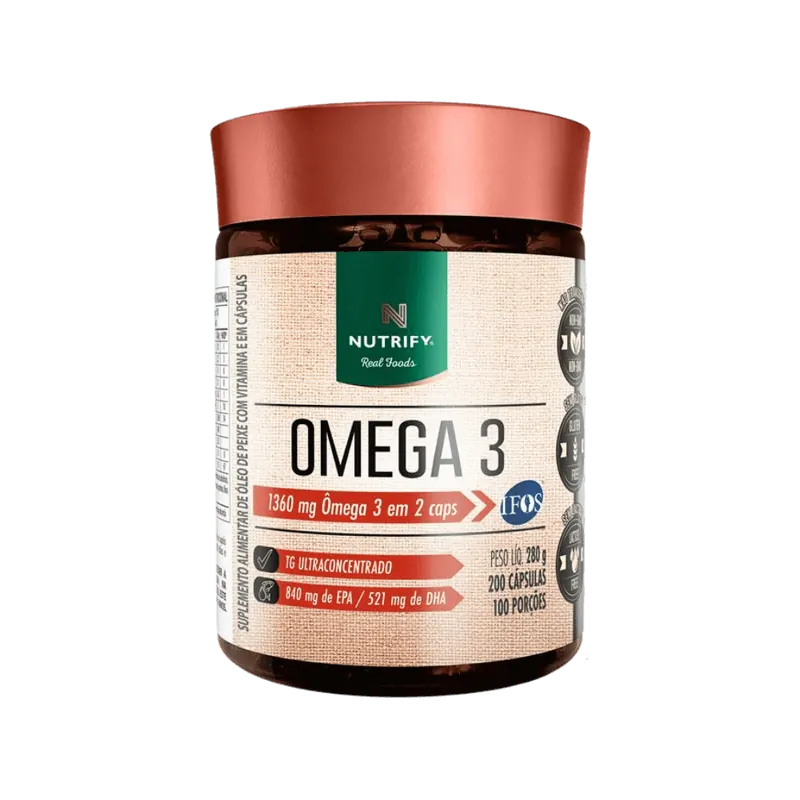 Ômega 3 1360mg Nutrify Selo IFOS