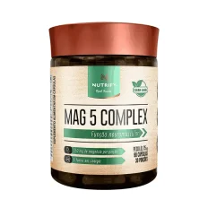 MAG 5 COMPLEX ( Blend 5 Fontes de Magnésio ) Pote 90 Cápsulas - Nutrify