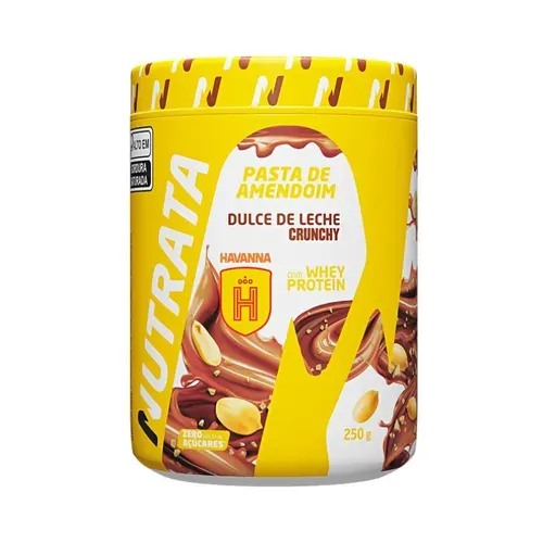 Pasta De Amendoim Com Whey Protein 600g - Nutrata ( Validade 30.08.2026 )