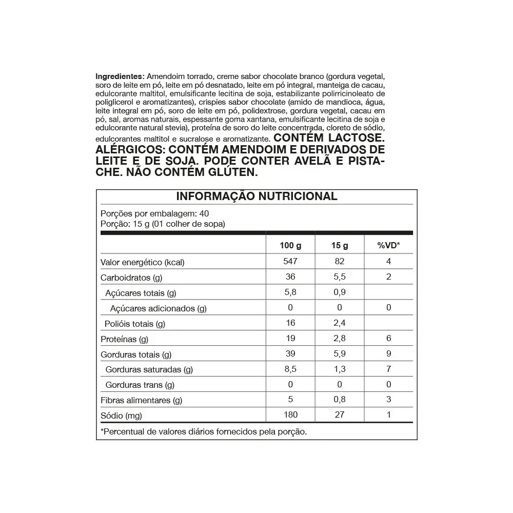 Pasta De Amendoim Com Whey Protein 600g - Nutrata ( Validade 30.08.2026 )