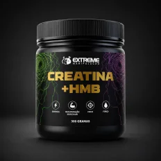Creatina em Pó + HMB Em Pó Pote 300g ( 60 doses )