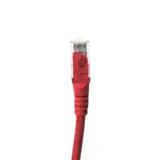 Patch Cord - Cat.5E UTP LSZH - 1m - Vermelho - Kit com 5 Unidades