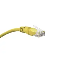 Patch Cord UTP - CM - Cat. 6 - 2,5m - Amarelo - Kit com 5 Unidades