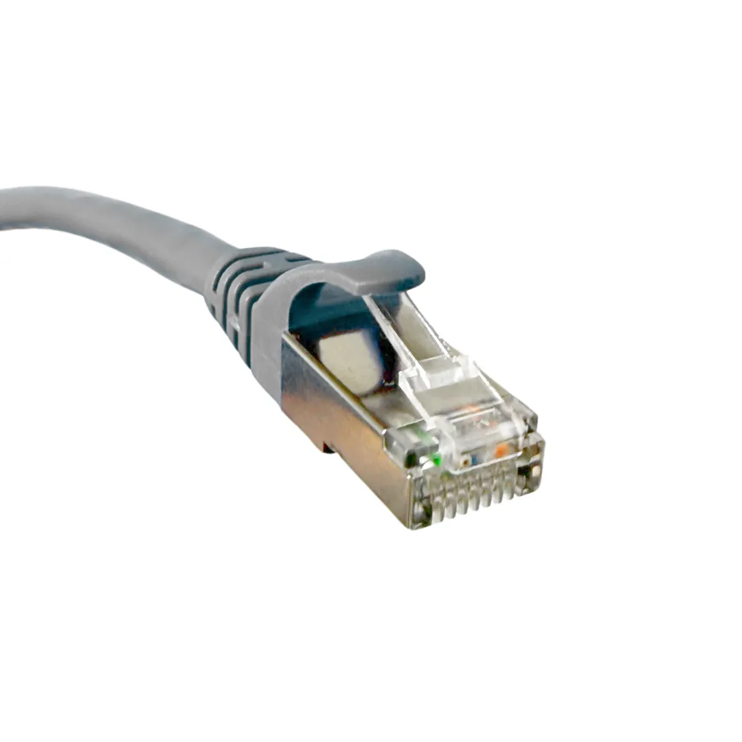 Patch Cord - Blindado F/UTP - LSZH - Cat. 6 - 1m - Cinza - Kit com 5 Unidades