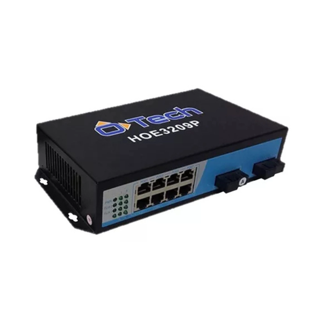 Switch O-tech HOE3209P - PoE - BT 8X1000M 2FX SM 20KM SC - Terzian