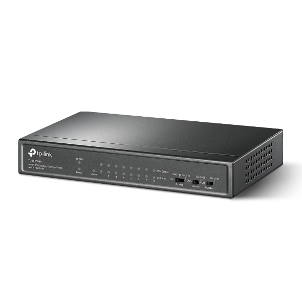 Switch TLSF1009P Fast Ethernet 9P - 8P PoE - TP Link