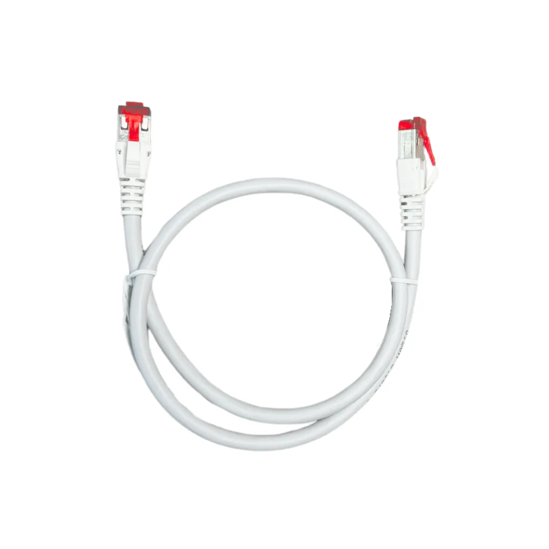 Patch Cord - S/FTP Cat. 6A Blindado - LSZH - R&M - 0,5m - Cinza
