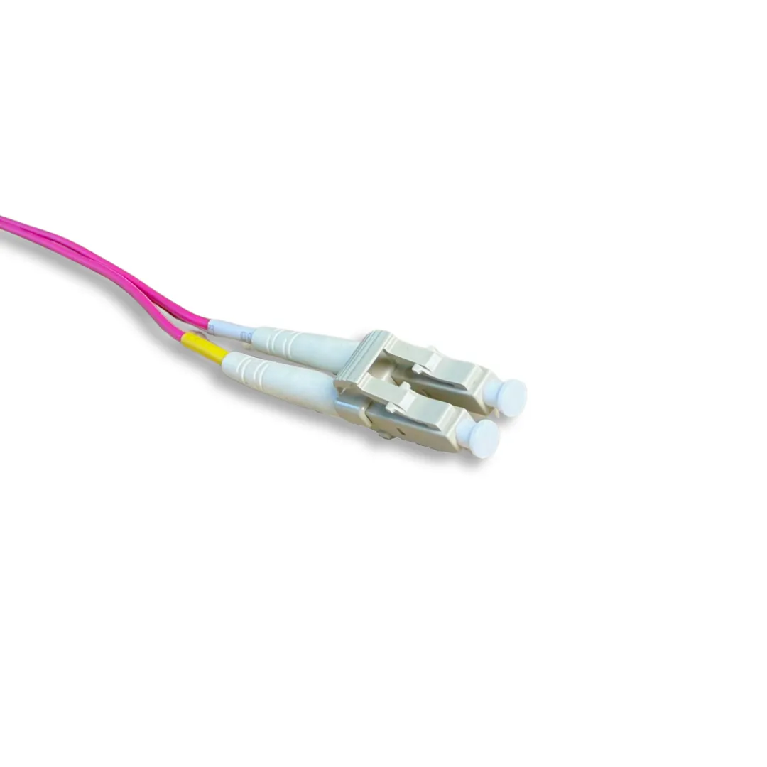 Cordão Óptico MM R&M OM4 Duplex - LC/UPC - 3m - Violeta