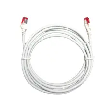 Patch Cord - S/FTP Cat. 6A - Blindado - LSZH - R&M - 10m - Cinza - Kit com 5 Unidades