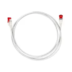  Patch Cord - S/FTP Cat. 6A - Blindado - LSZH - R&M - 1m - Cinza - Kit com 5 Unidades