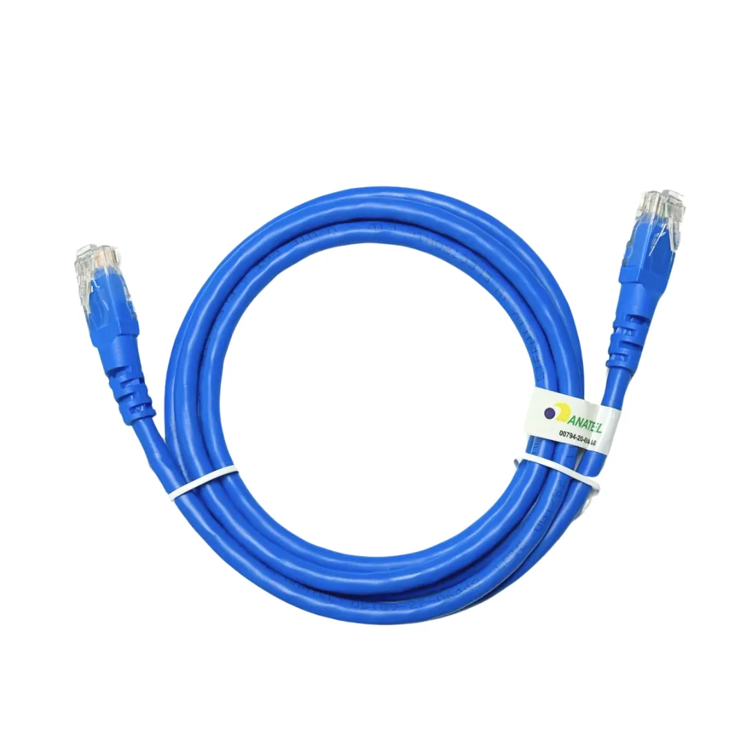 Patch Cord - UTP - LSZH - Cat. 6 - Fconn - 5m - Azul