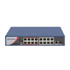 Switch 16 Portas PoE DS-3E0318P-E/M(B) - Hikvision