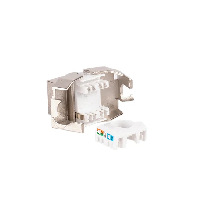  Conector Keystone FTP Cat. 6 Blindado - Fconn - Kit com 10 Unidades