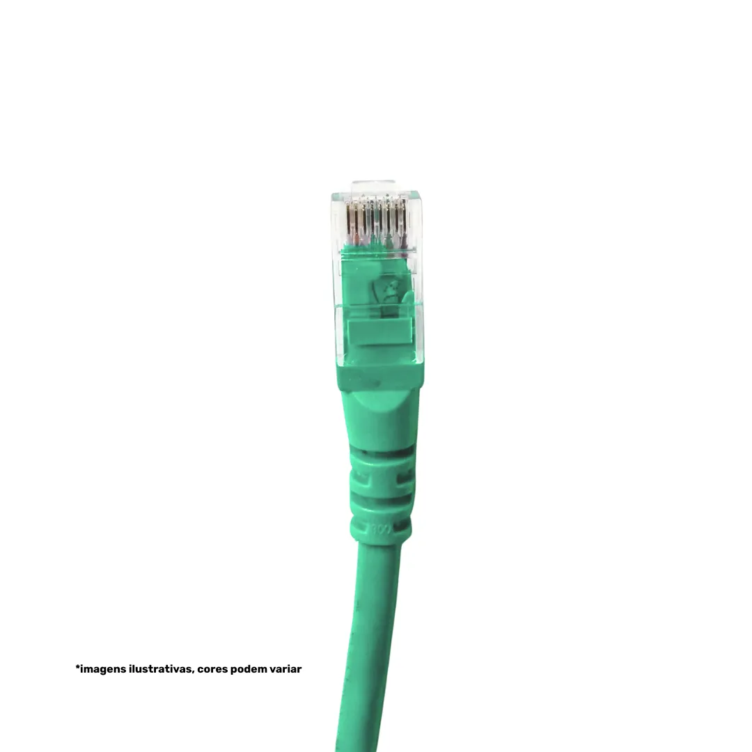 Patch Cord U/UTP Cat.6 -CM - 2,5m - Verde