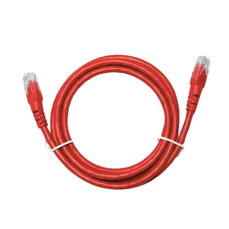 Patch Cord - U/UTP LSZH Cat.5e - 1m - Vermelho