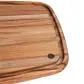 TBO/M - Tábua para churrasco multiuso com alça, porte médio, Madeira Teca Gourmet 